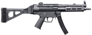 PTR 9CT-BR 9mm Luger Semi-Auto Pistol - Black - 8.86" - 30 Round - SB Tactical Brace